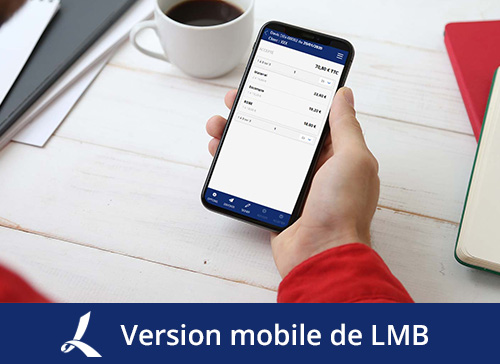 Gérez vos clients et vos ventes avec la version mobile de LMB